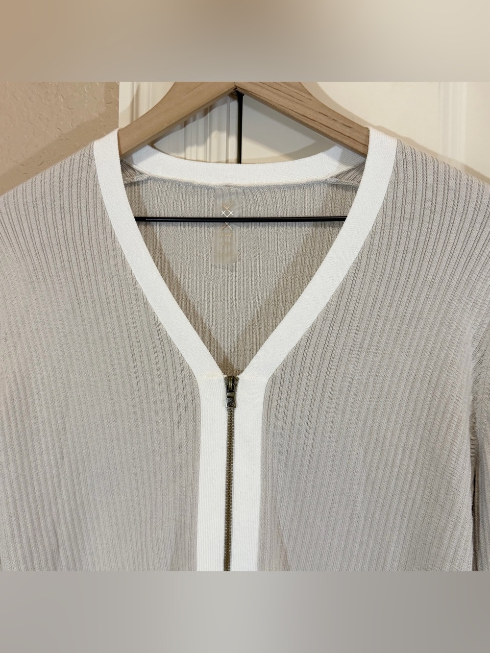Rhone Pars Cardigan V-neck Zip Up Women’s Size Small - Picture 5 of 12